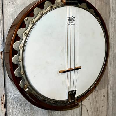 1920's Ludwig Columbia Tenor Banjo Natural, Great 4 String. OCBC ! image 3