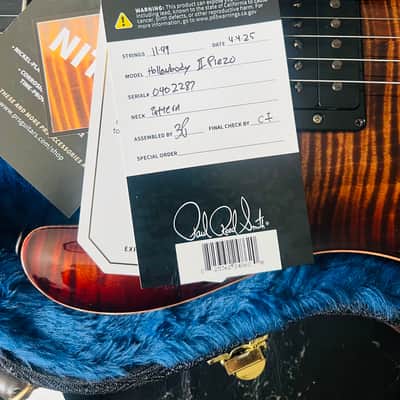 PRS Hollowbody II Piezo Tiger Eye image 23
