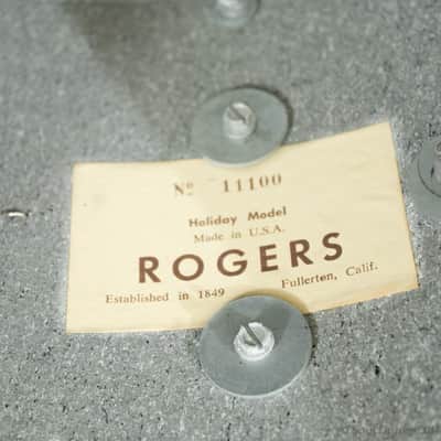 VINTAGE Rogers Holiday 1960's 4 Piece Drum Kit image 6