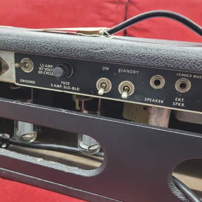 Fender Bandmaster 40-watt Head A24620 1966 - Blackface imagen 12