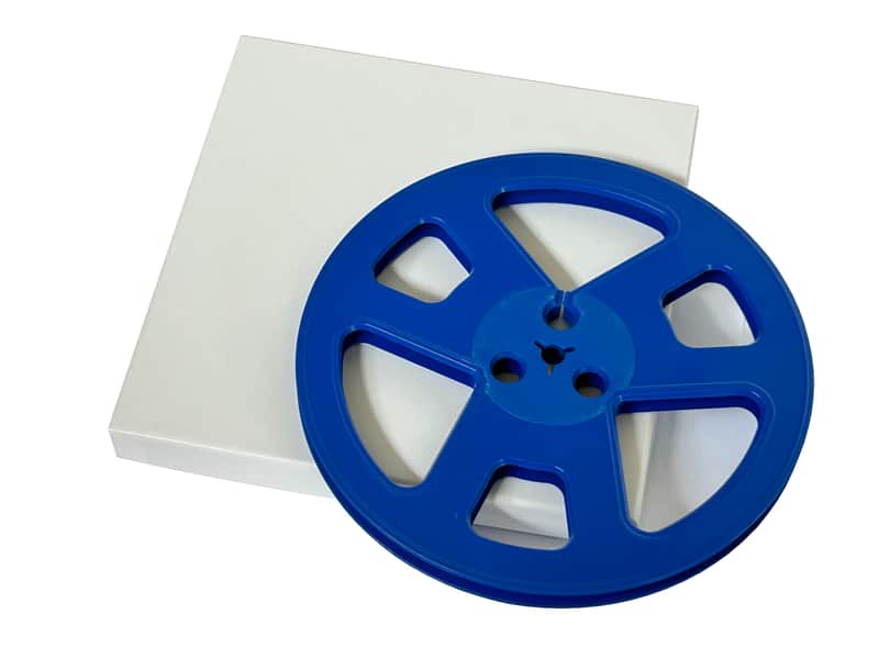 RoXdon 7 inch Blue Plastic Tape Spool for 1/4 inch Reel to Reel image 1