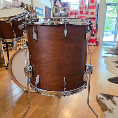 Drum Kits - Canopus 14x18 8x12 14x14 Yaiba II Bop (Antique Brown Matt) image 9