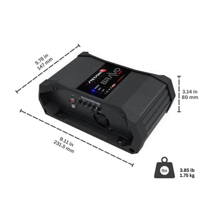Stetsom BRAVO BASS 1.2k Car Audio Digital Subwoofer Class D Mono Amplifier 1-Ohm / 1-Channel AMP. 1200W image 3