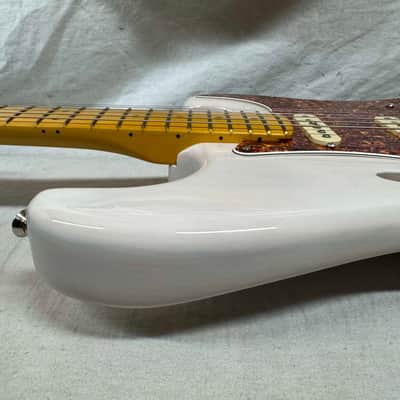 Fender USA Parts Stratocaster Guitar - Deep C shape American Professional II neck on American Professional Thinline Body - White Blonde / Fender neck image 19