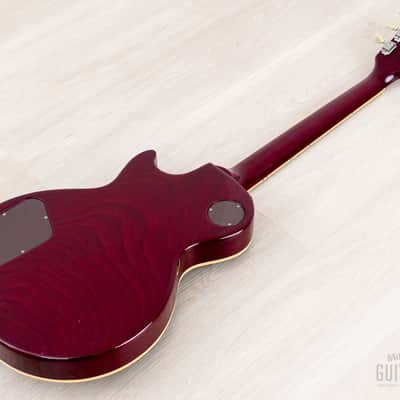 1996 Gibson Les Paul Standard Flame Top Wine Red One-Piece Body, 100% Original w/ Case image 13