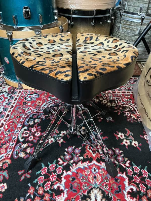 Ahead Spinal-G 4-leg Drum Throne with Saddle Seat 2026 - Lepard image 1