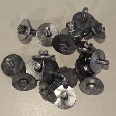 Eight Classic Ludwig Lugs 70s-80s w/ Mounting Screws image 11