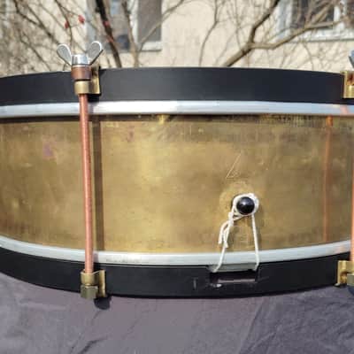 Restored Sonor Antik Vintage Marching Brass Snare from 50s image 12