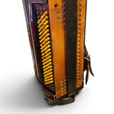 Buttstadt Piano Accordion Germany 1930s-1940s, Professionally Restored + Original Case image 11