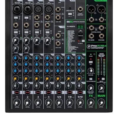 Mackie ProFX10v3 10-Channel Professional Effects Mixer w/USB ProFX10 v3 image 1