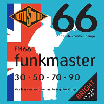 FM66 Swing Bass 66 Stainless Steel Funk Master 30/90 Rotosound image 2