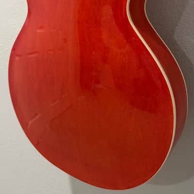 2012 Gretsch G5123B | Limited Edition Electromatic Hollowbody Bass | Orange w/ HSC image 11