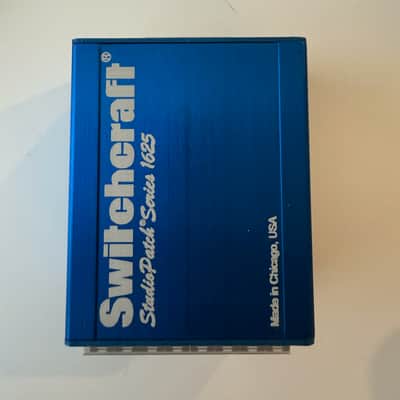 Switchcraft StudioPatch Series 1625 Modular 16-Point TT-DB25 Patchbay 2010s - Blue image 2