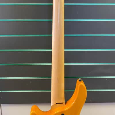 Tanglewood Rebel 4K See-Through Orange Electric Bass Guitar image 9
