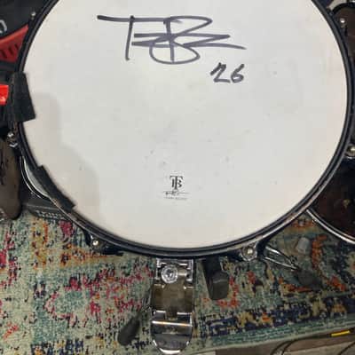Terry Bozzio's DW - 5.5x13" Craviotto Solid Shell Snare Drum - Transparent Purple Lacquer - Autographed! image 3