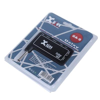 Xvive GA5 Rechargeable Electric Guitar Plug Headphone Amplifier Built-in Delay Effect,price include the import duty for US buyer image 5