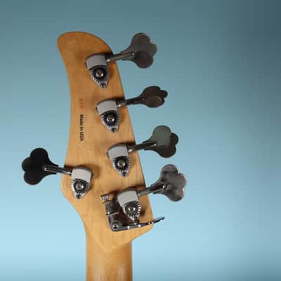 Mike Lull M5V Jazz Electric Bass 5 String Lake Placid Blue with Case image 15