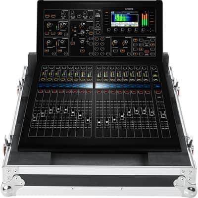 Gator Non-Doghouse Mixer Case for Midas M32R. Includes tilt & go wheels, plus 4" storage behind mixer. Shallow base allows mixer use while in case. G-TOURM32RNDH image 5