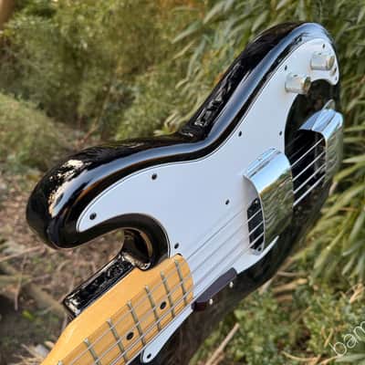 1979 Fender International Series Precision Bass - Cathay Ebony - Maple Fretboard - OHSC image 9
