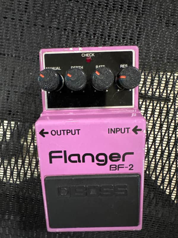 Boss BF-2 Flanger (Black Label) 1980 - 1984 - Purple