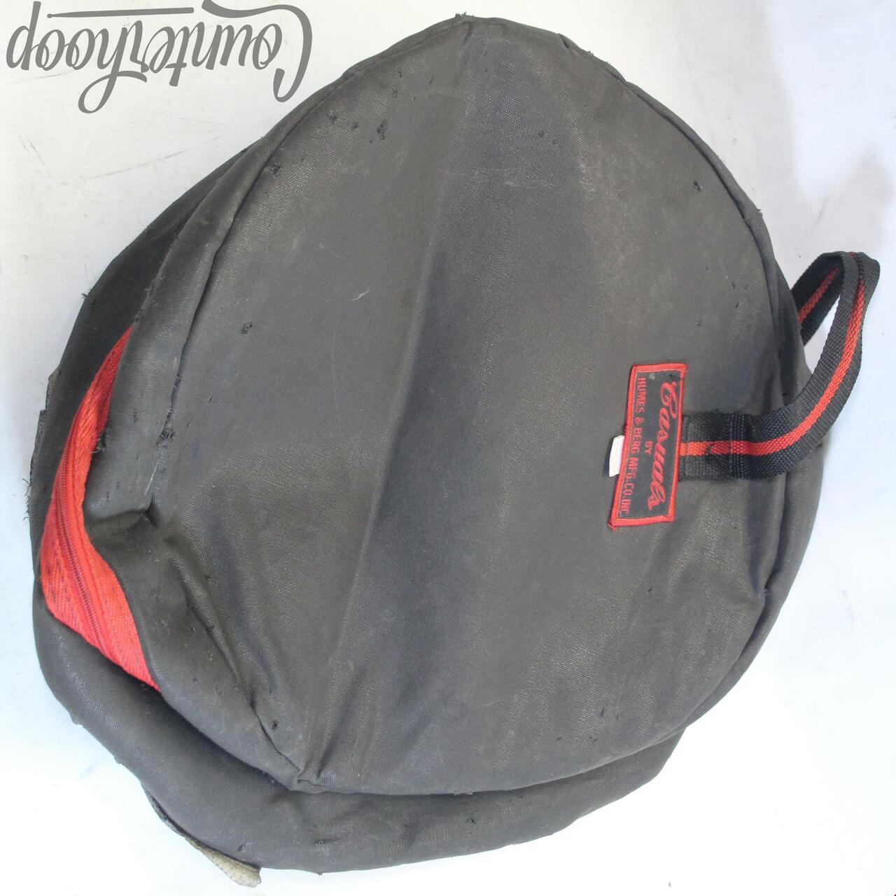 Humes & Berg 14x7" Casuals Snare Drum Bag / Case Black Soft Shell Padded Fabric — main photograph