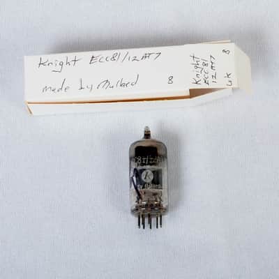 Vintage Knight-Branded 12AT7 / ECC81 Preamp Tube – Mullard Made – Tests Strong – UK image 1