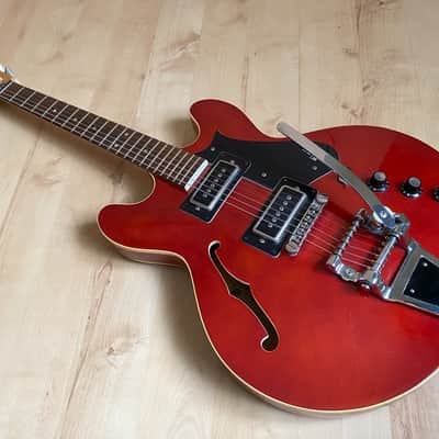 Rare early 70‘s Framus Caravelle 5/117 in cherry finish image 15