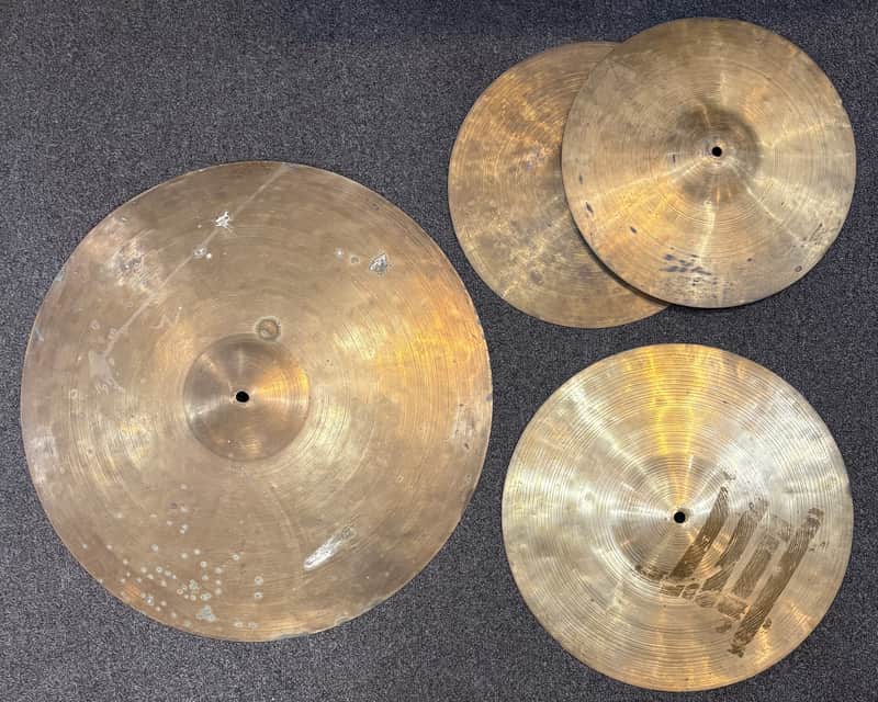 12" Hi Hats, 14" Crash, 20" Ride MIJ image 1