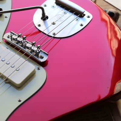 SUHR "LIMITED Classic JM Antique Funk, Candy Apple Red" GIGBAG, PAPERS, 3, 64 KG image 9
