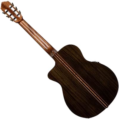 Ortega GRANDSUITE-CE Solid Spruce Top Okoume Slim Neck Nylon 6-String Acoustic-Electric Guitar w/Gig Bag image 2