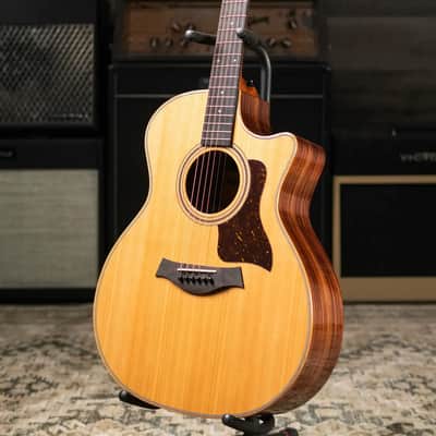 Taylor 414ce Studio Grand Auditorium Acoustic/Electric Guitar - Natural with Gig Bag image 12