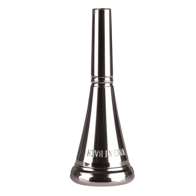 Bach Classic Silver Plated French Horn Mouthpiece 10S image 1