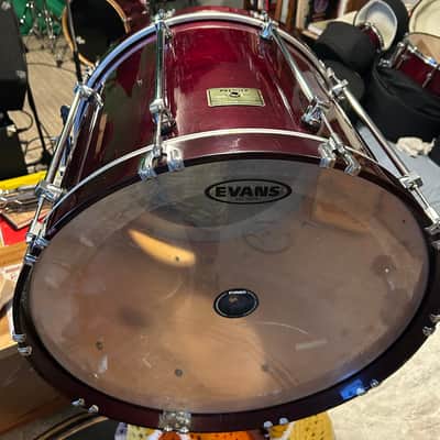Premier Signia Marquis Rare 7-Piece Kit – 1999 UK Maple – Cherry Red – Flagship Series – w/ Cases EX image 14