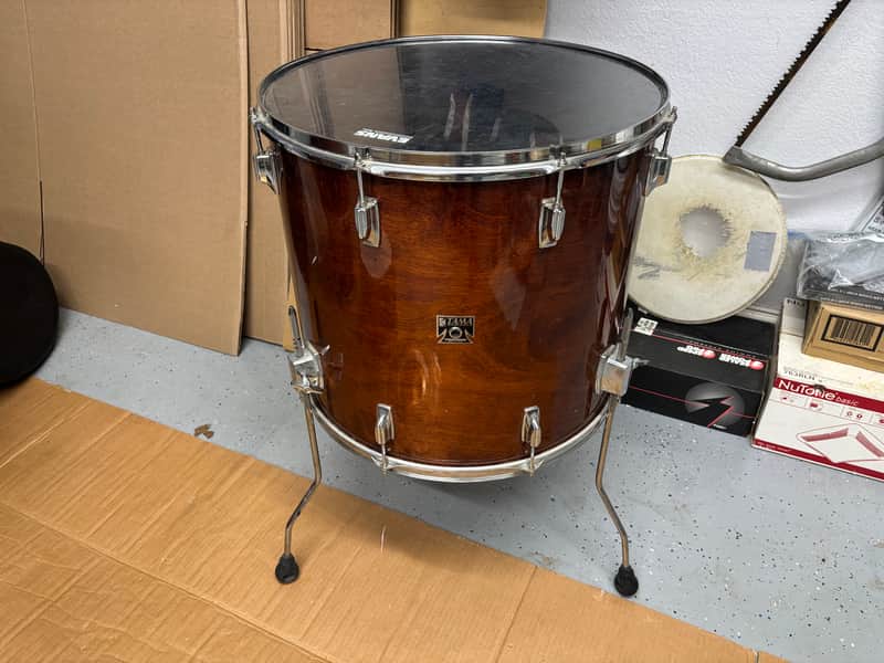 Tama Vintage 20” Superstar Mahogany Floor Tom Drum image 1
