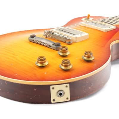 Gibson Custom 1959 Les Paul Standard Molten Amber Burst Heavy Aged image 10