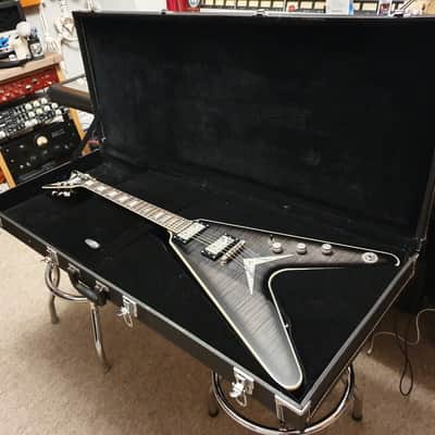 RARE Dean 30th Anniversary 1 of 100 Limited Edition Flying V XXX Trans Black Flame Top image 1