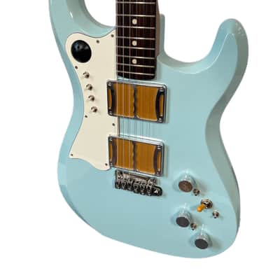 Fiam Guitars Mirari 2022 Aged Sonic Blue, by past Ronin luthier Izzy Lugo’ OG Redwood body NEW (Authorized Dealer) image 6