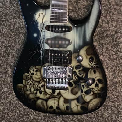 1997 Jackson DK2 Pile Of Skulls Electric guitar made in japan Jackson Hardshell case image 1
