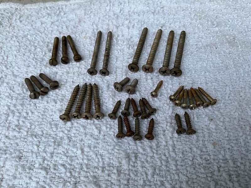 PHILLIPS Relic STEEL Screw Set Fender 60’S TELECASTER USA Callaham image 1