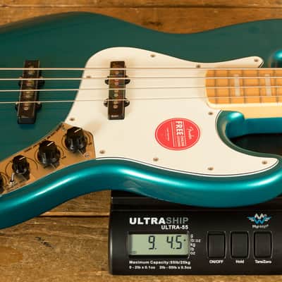 Squier Classic Vibe Active 70s Jazz Bass - Maple - Ocean Turquoise image 8