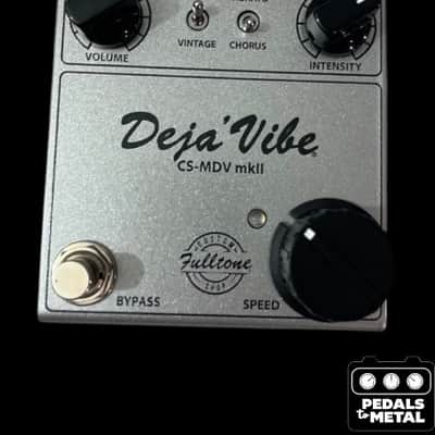 Fulltone CS-MDV MkII Custom Shop Mini Deja Vibe MkII 2010s - Silver - X18252 image 2
