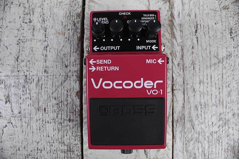 Boss VO-1 Vocoder Pedal Electric Guitar and Bass Guitar Vocoder Effects Pedal image 1