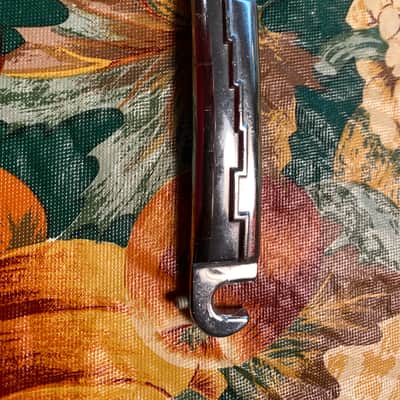 Gibson Compensated ‘Lightning Bolt’ Bridge/Tailpiece 1965-1969 Chrome image 1