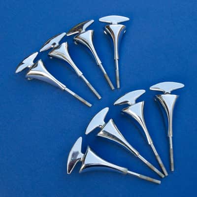 Sonor Teardrop T-rods Tension Rods Claws Clawhooks Bass Drum Lot of 8 Vintage image 4