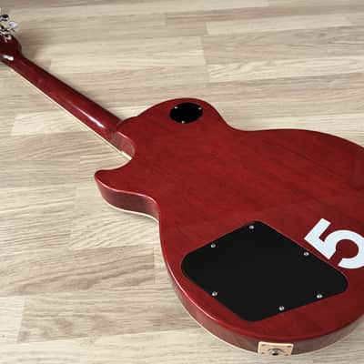 TPP Pete Townshend / The Who "Number 5" Gibson USA Les Paul Deluxe / Wine Red - Dimarzio Tribute image 3