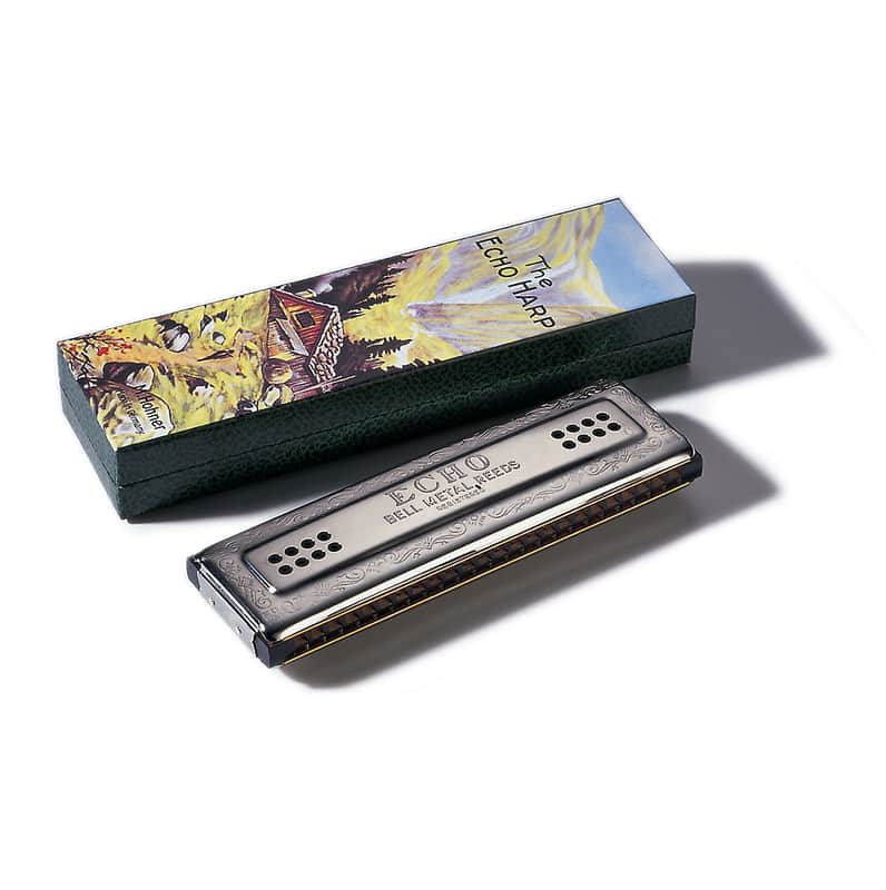 Hohner 56/96 Echo Harp Tremolo Harmonica - Key of C & G image 1