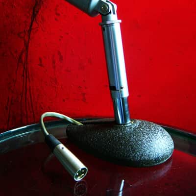 Vintage 1960's Altec 660A dynamic microphone "Salt Shaker" w period stand & cable Hi Z 632C 633A image 8