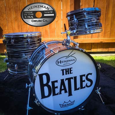 Heinzman Beatstarr Custom Tribute Drum Set Beatstarr 2025 - Black Oyster Creme image 2