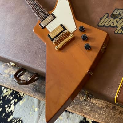 Gibson 2000 Limited Edition Antique Natural Explorer 1976 Reissue & OHSC image 2