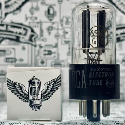 RCA 6SN7GTB Preamp Tube 1960 USA - Tested image 1
